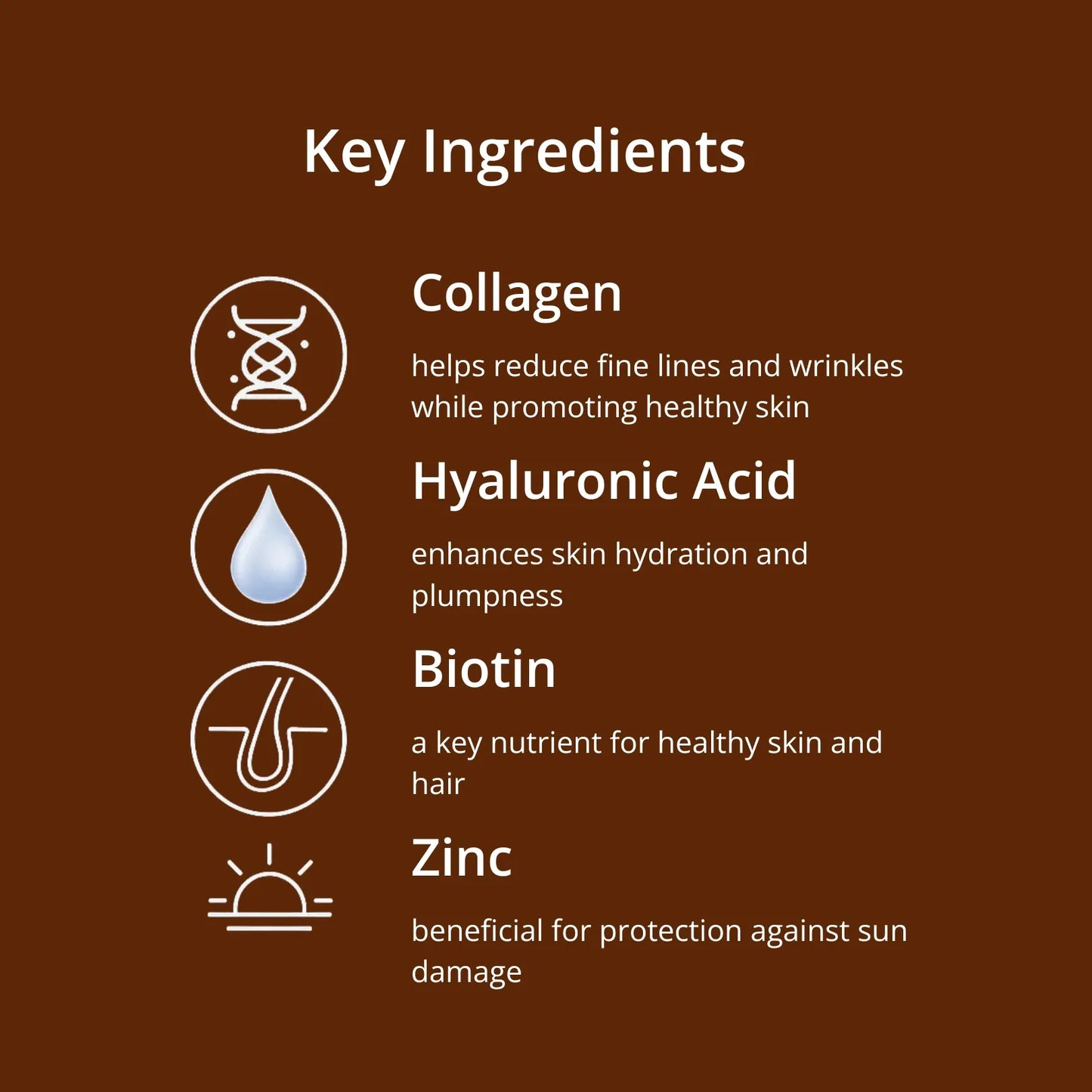 Marine Collagen Formula for Youthful Skin, Hair Growth &
Strong Nails