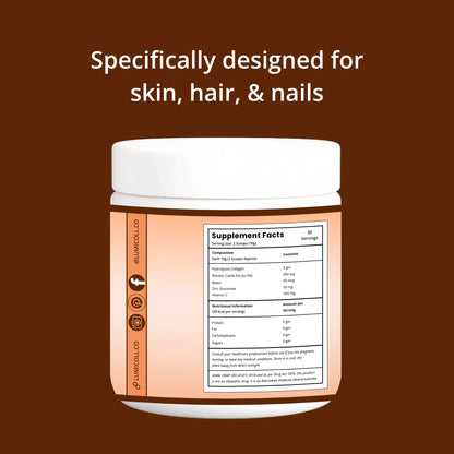 Marine Collagen Formula for Youthful Skin, Hair Growth &
Strong Nails